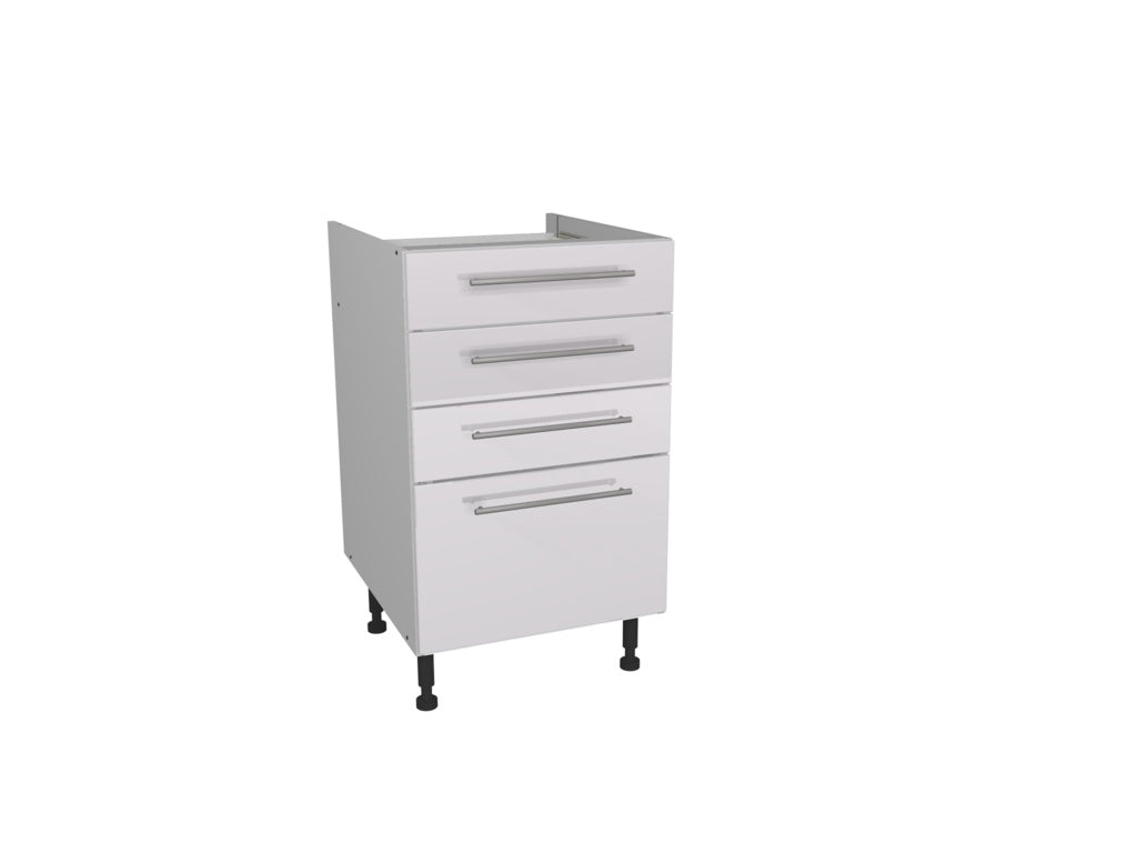 Mueble Gower Rapide+ Paris Blanco 4 Cajones