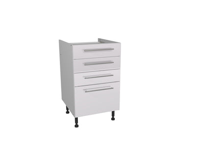 Mueble Gower Rapide+ Paris Blanco 4 Cajones