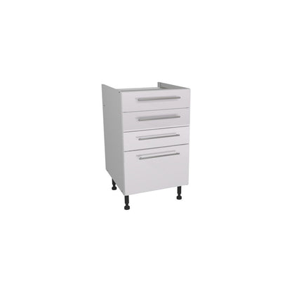 Mueble Gower Rapide+ Paris Blanco 4 Cajones