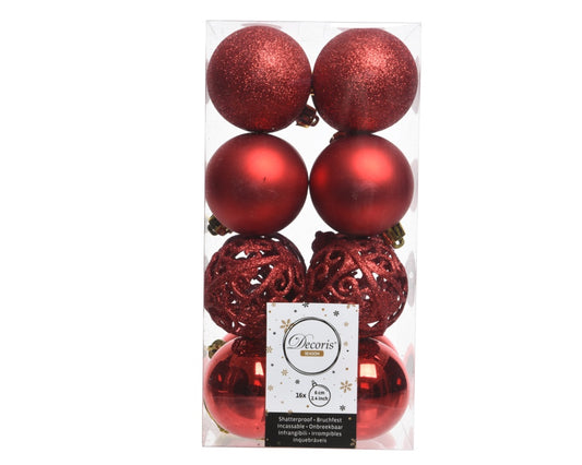 Kaemingk Shatterproof Baubles 6cm