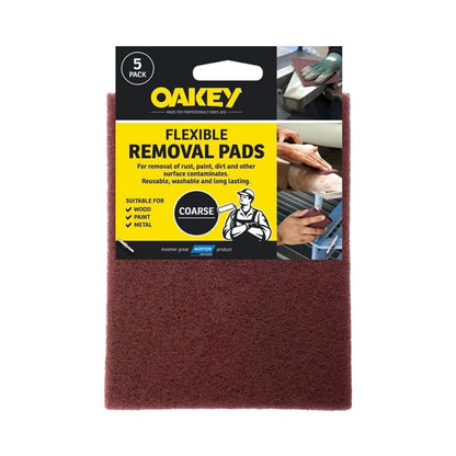 Oakey Paint & Varnish Removal Pad Pack 5