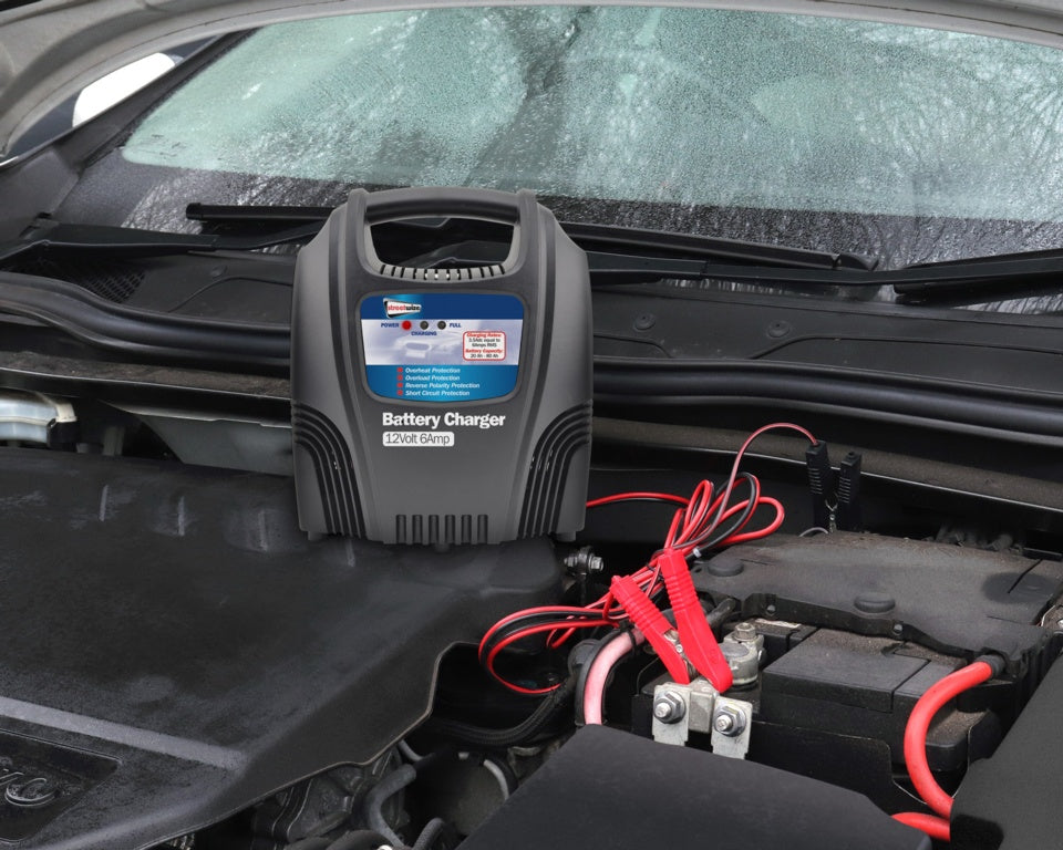 Streetwize Compact Battery Charger 6amp 12v