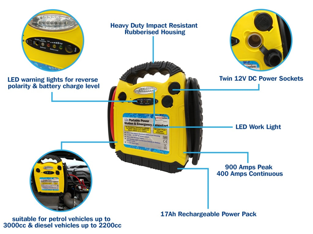 Streetwize Power Pack 900amp
