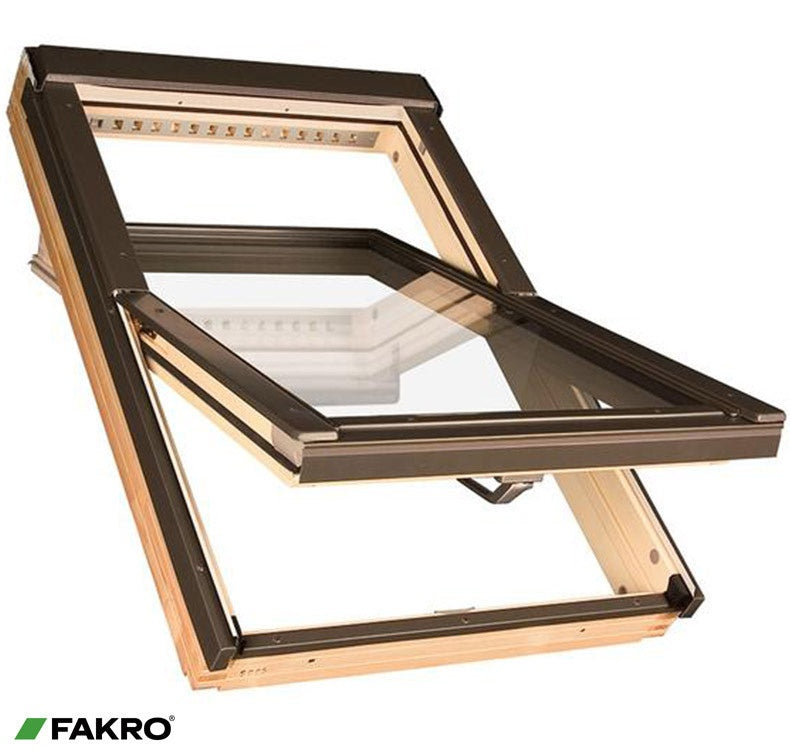 Fakro Pine Centre Pivot Window