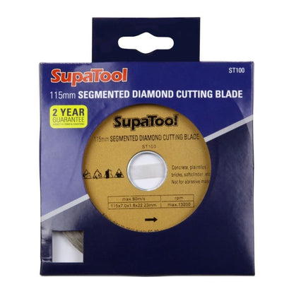 SupaTool Diamond Cutting Blade 115mm