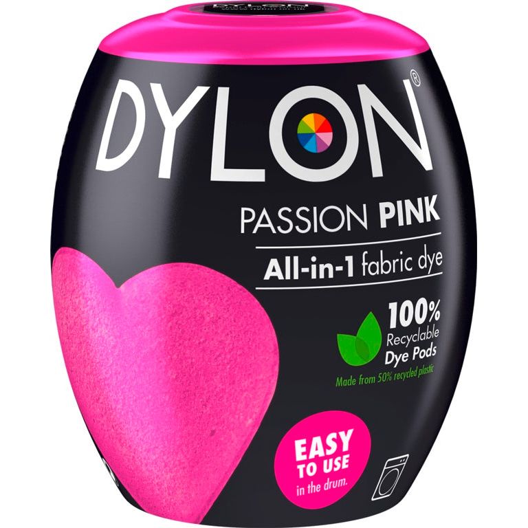 Dylon All in 1 Fabric Dye Passion Pink