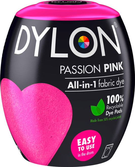 Dylon All in 1 Fabric Dye Passion Pink