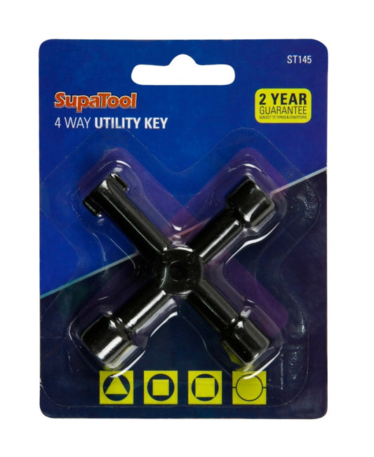 SupaTool 4 Way Utility Key