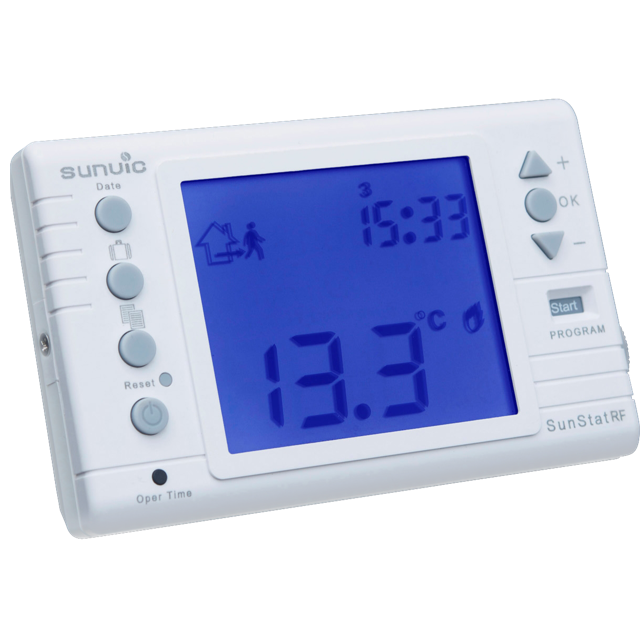 Thermostat d'ambiance programmable sans fil Sunvic