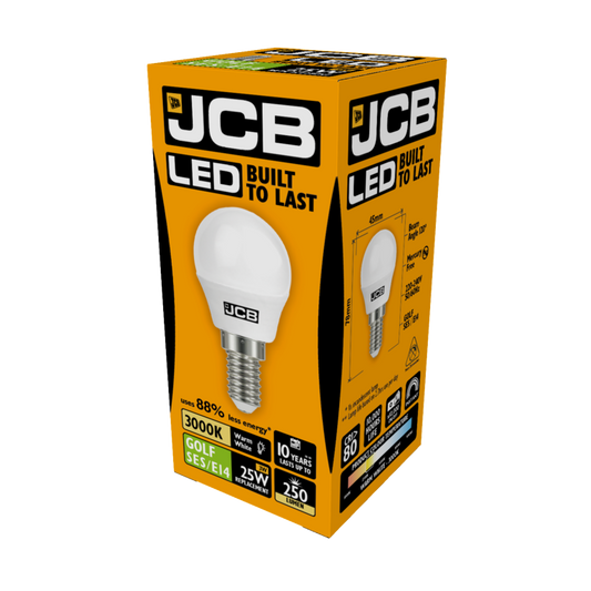 JCB LED Golf 250lm Opal 3w