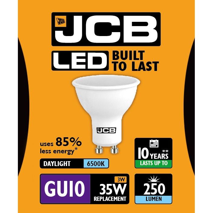 JCB LED GU10 3w