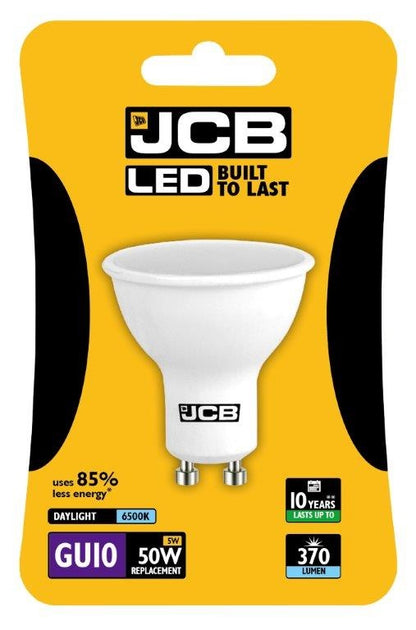 JCB LED GU10 5w Bulb Blister Packed