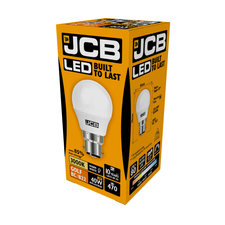 JCB LED Golf 470lm Opal 6w