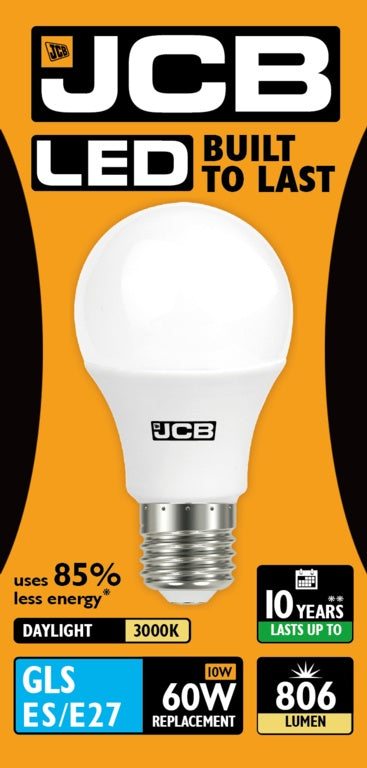 JCB LED A60 806lm Opal 10w