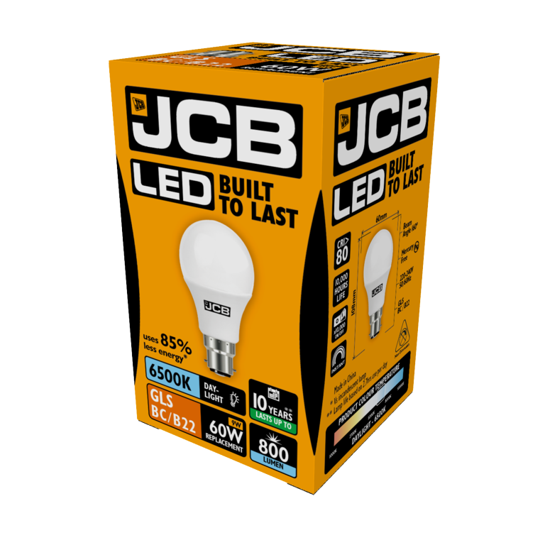 JCB LED A60 806lm Opal 10w