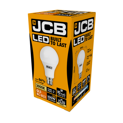 JCB LED A60 1520lm Opal 15w