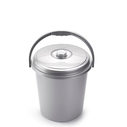 Plasticforte Silver Eco Dustbin