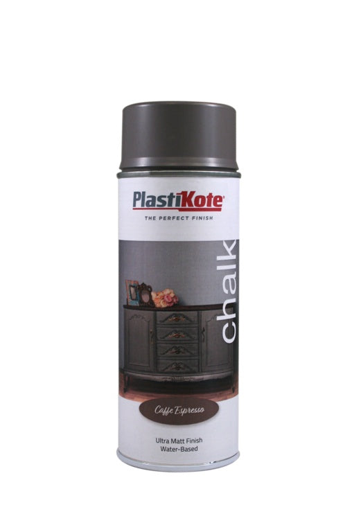 Peinture à la craie en aérosol Plastikote 400 ml Café Espresso