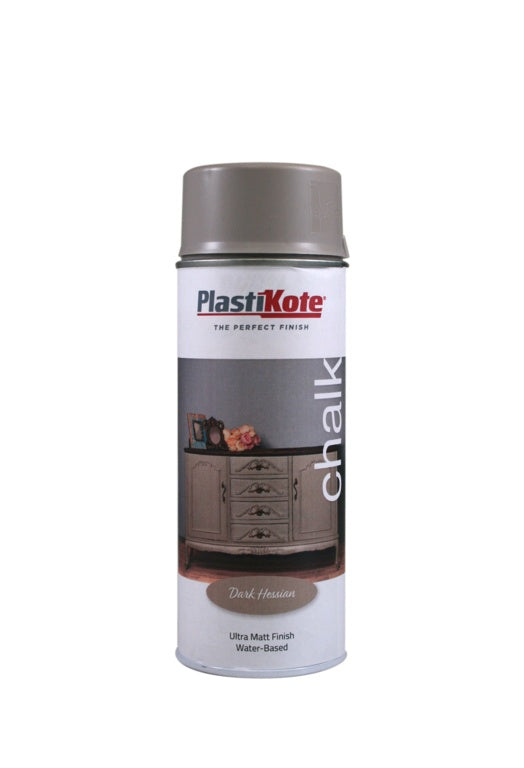 Plastikote Peinture à la craie en spray 400 ml Toile de jute foncée