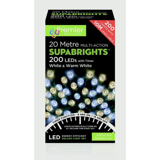 Premier 200 LED Multi Action Supabrights With Timer