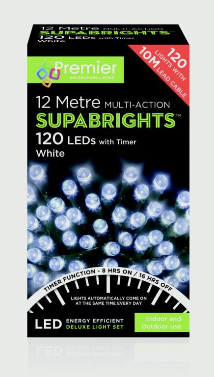 Premier Multi-Action Supabrights With Timer White