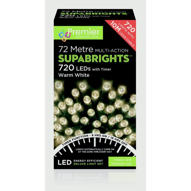 Premier 720 LED Multi Action Supabrights With Timer