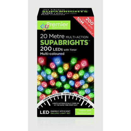 Premier 200 LED Multi Action Supabrights With Timer