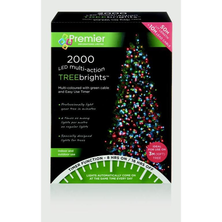 Premier 2000 LED Multi Action Treebrights With Timer