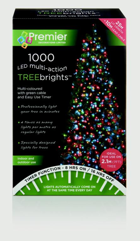 Premier 1000 LED Multi Action Treebrights With Timer