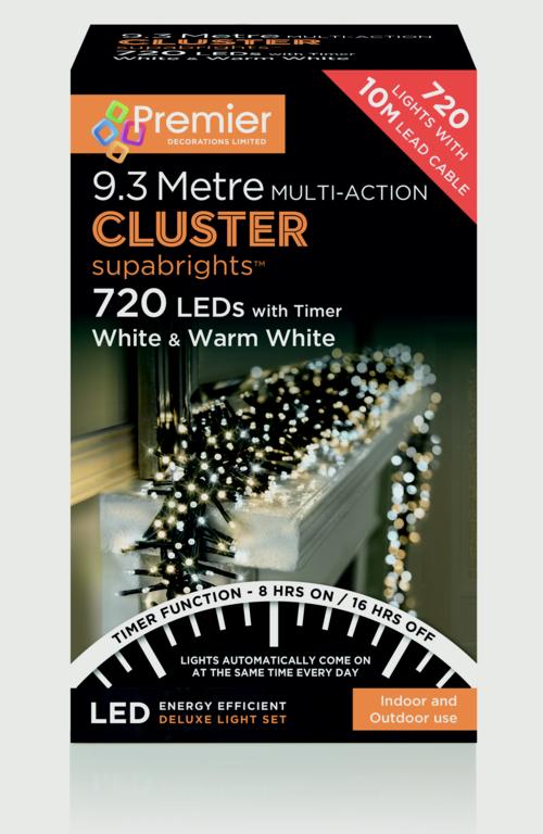 Premier Multi-Action Clusters With Timer White / Warm White