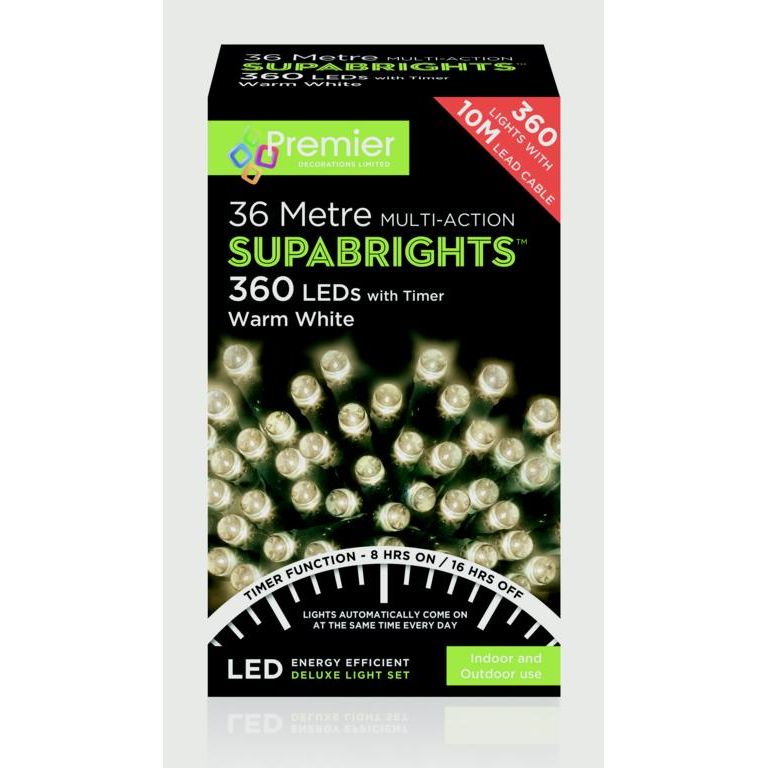 Premier 200 LED Multi Action Supabrights With Timer