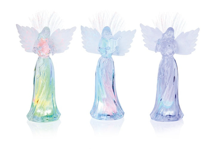 Premier Acrylic Colour Change Angel With Fibre Optic Wings