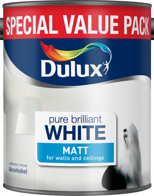 Dulux Mate 3L Blanco Puro Brillante