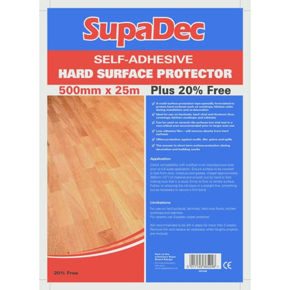 SupaDec Hard Floor Protector Film Plus 20% Extra