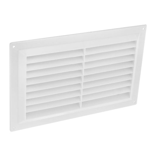 Securit White Plastic Louvre Vent