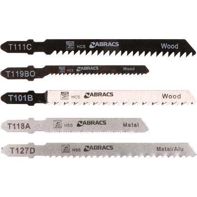 Abracs Jigsaw Blade For Metal Pack 5