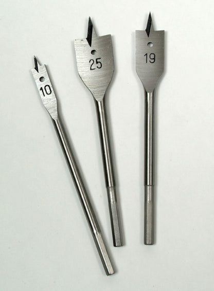 Globemaster Flat Wood Drill Bit Set 6 Piece