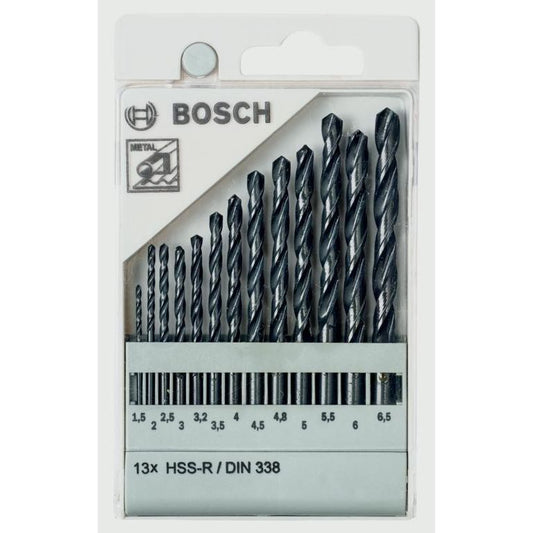 Bosch Jeu de forets à métaux HSS-R DN338