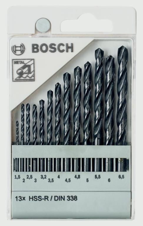 Bosch Jeu de forets à métaux HSS-R DN338