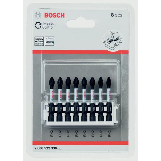 Bosch Impact Power Bit 50mm 8 Pack
