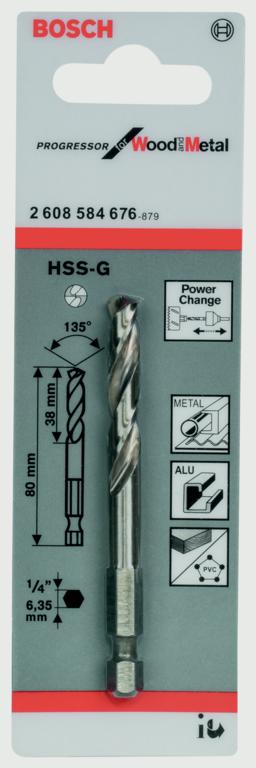 Foret pilote Bosch HSS-G