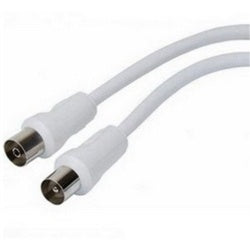 Cable de vídeo Dencon de 2M, conector coaxial a conector coaxial, empaquetado en piel