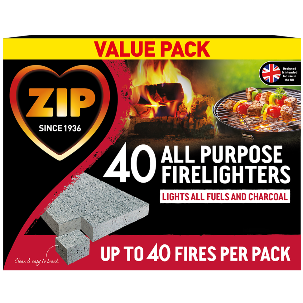 Zip Firelighters Value Pack 40