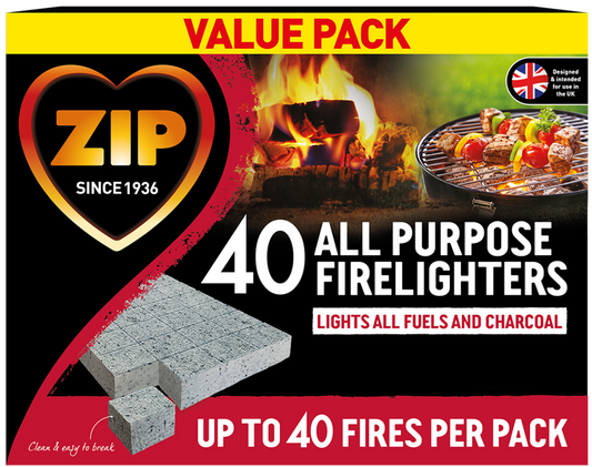 Zip Firelighters Value Pack 40