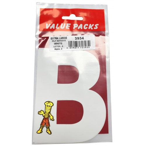 Fast Pak LETTER  B  EXTRA LARGE SELF ADHESIVE LETTER
