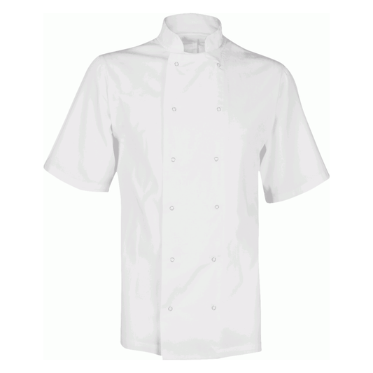 Chaqueta Chef Orbit Fusion Unisex Blanco