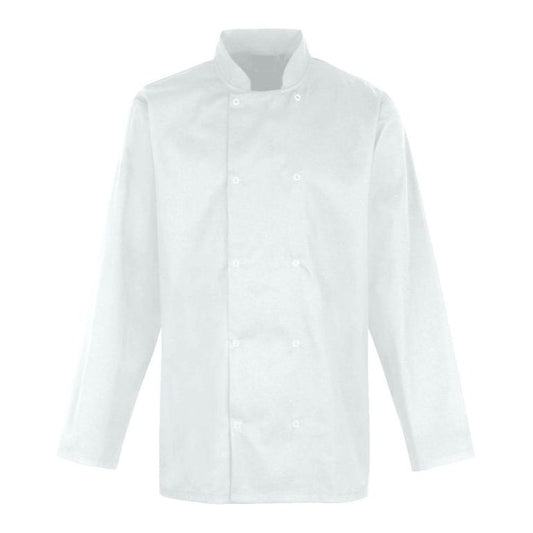 Chaqueta Chef Orbit Fusion Manga Larga Blanca