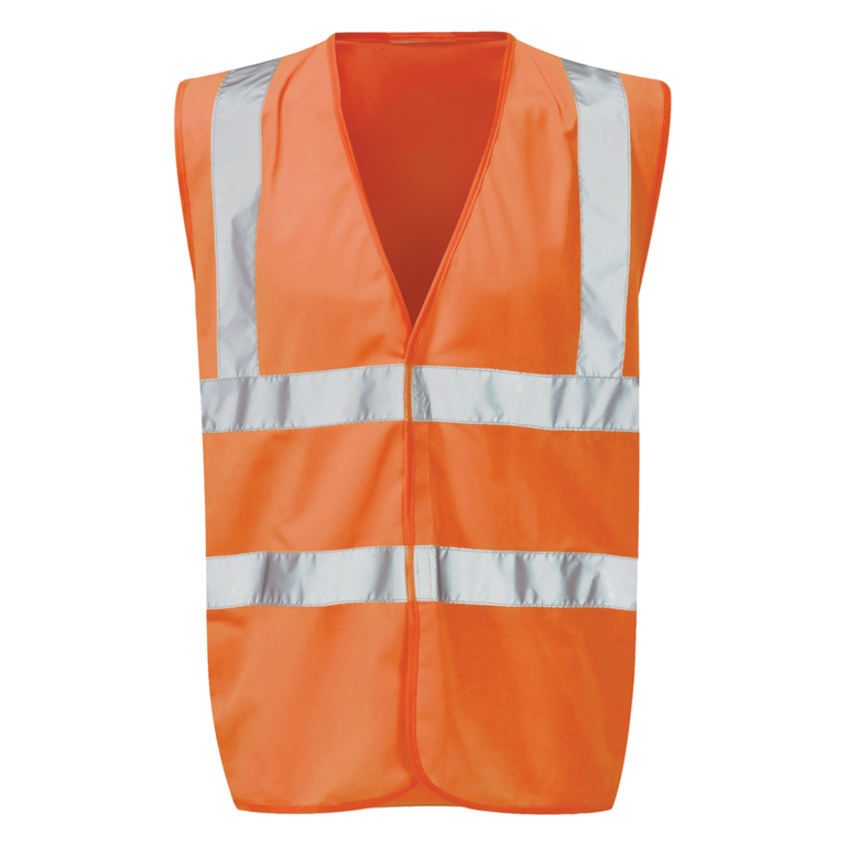 Orbit Black Knight Hi-Vis Waistcoat Orange