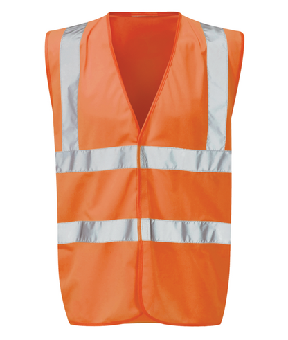 Gilet haute visibilité Orbit Black Knight Orange