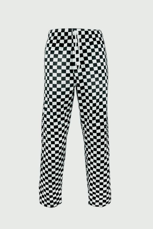 Orbit Fusion Unisex Chefs Trousers Black Check